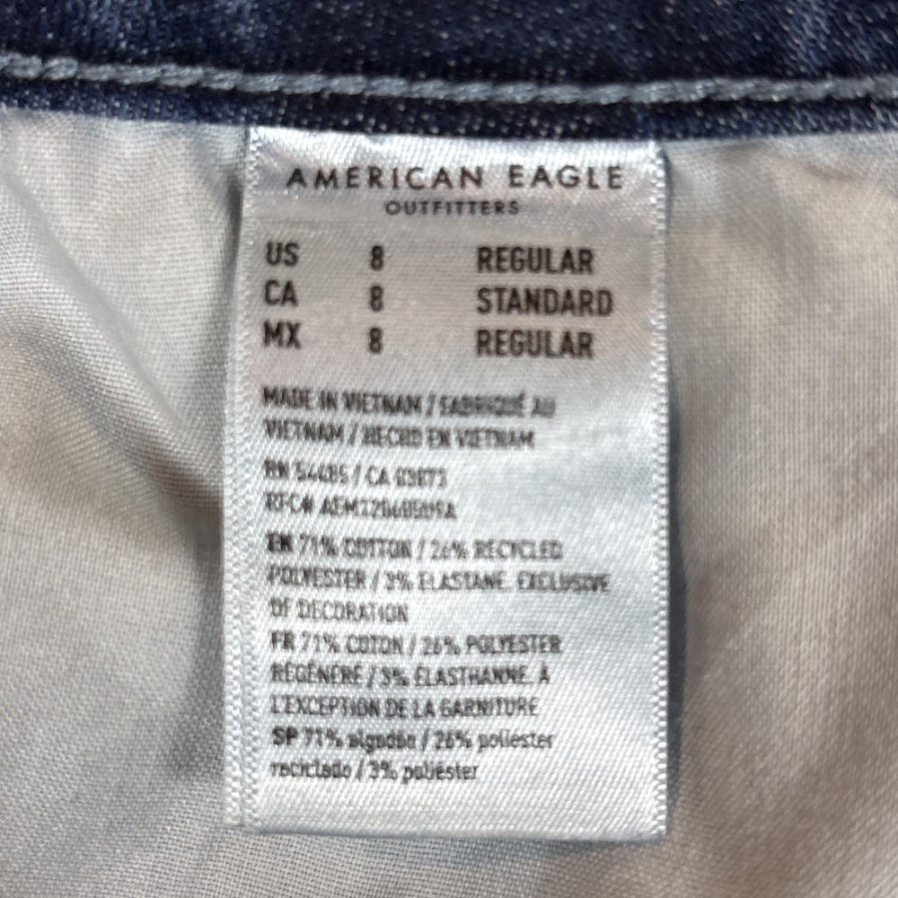 American Eagle Women's Curvy High-Rise Jegging Next Level Stretch Size 8R - Picture 11 of 11